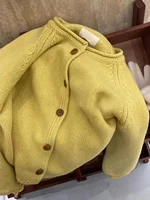 Retro Lazy Sle Cuffed Sweater Cardigan Women's Loose Casual Versatile oulder Insertion Knitted Top Outerwear Autumn