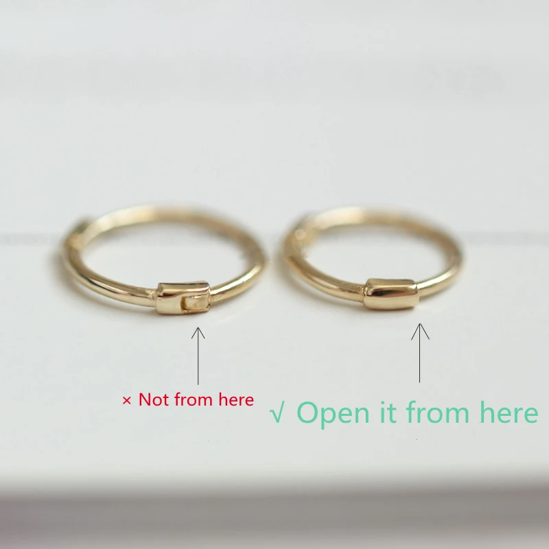 GOLDtutu Real 9K Gold Mini Earrings for Women, Fashion Jewelry, New Design, kj360, 2021 4
