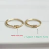 GOLDtutu Real 9K Gold Mini Earrings for Women, Fashion Jewelry, New Design, kj360, 2021 4