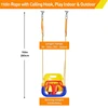 3-in-1 Swing Toys for Toddler Baby Hanging Basket Indoor/Outdoor Play Kid Swing Set for Backyard 6 month to 12 years Best Gifts 4