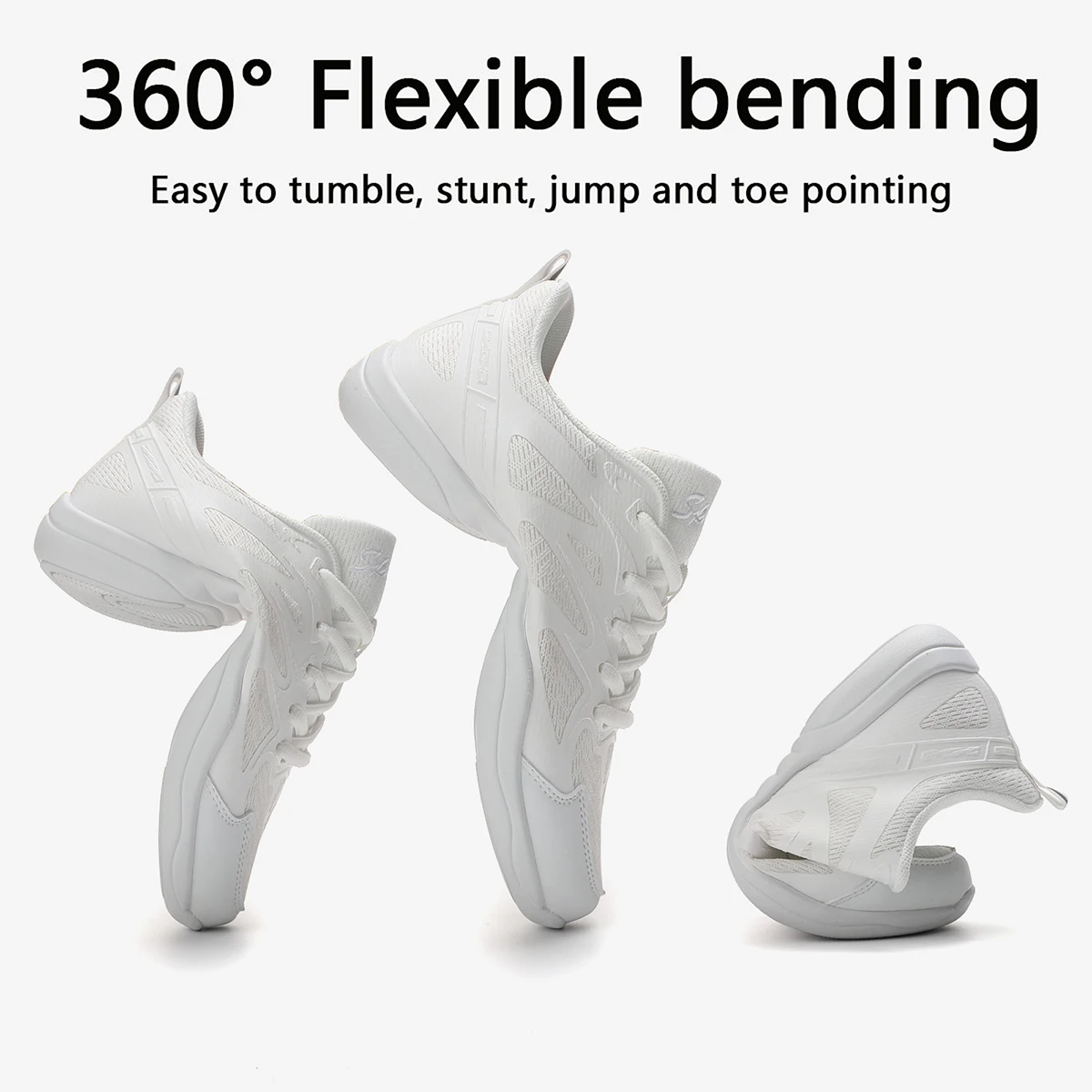 Description Picture 3 of itemMarwoo 2415 Women's Cheerleading Dance Sneakers Children's Lightweight Cheerleading Training Walking Tennis Fashion Sneakers