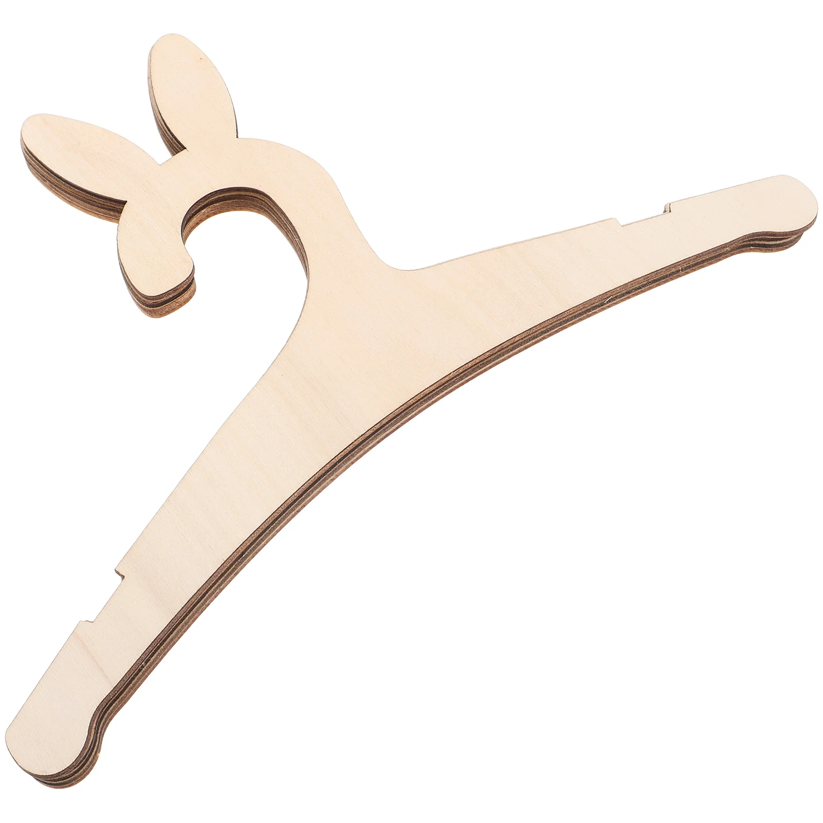 5 PCS Wooden Children's Clothes Hanger Hangers Baby Girl Coat Kids Toddler for Closet