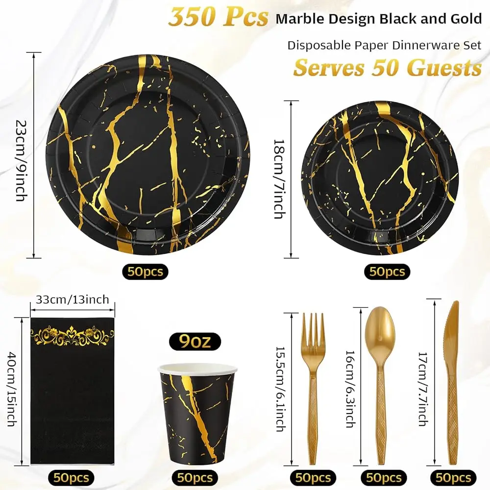 Black Gold Party Set 2