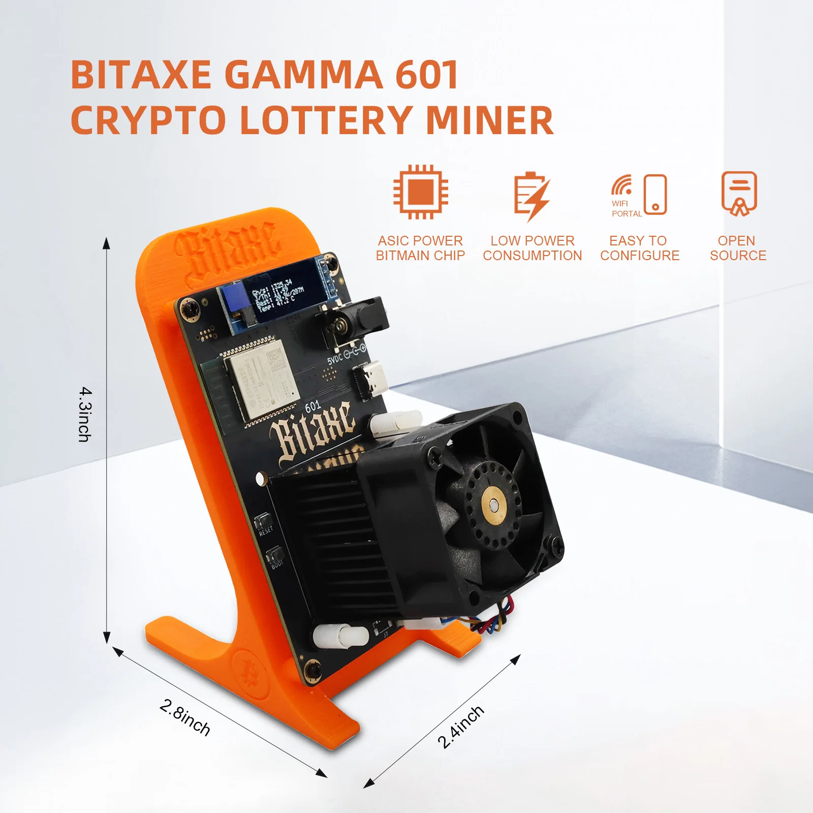 Lucky Miner 601 Bitcoin Miner1.2TH/S BM1370 15W BTC BCH BSV DGB SHA256 Solo  Crypto Mining Lottery Miner Silent Miner Machine - AliExpress