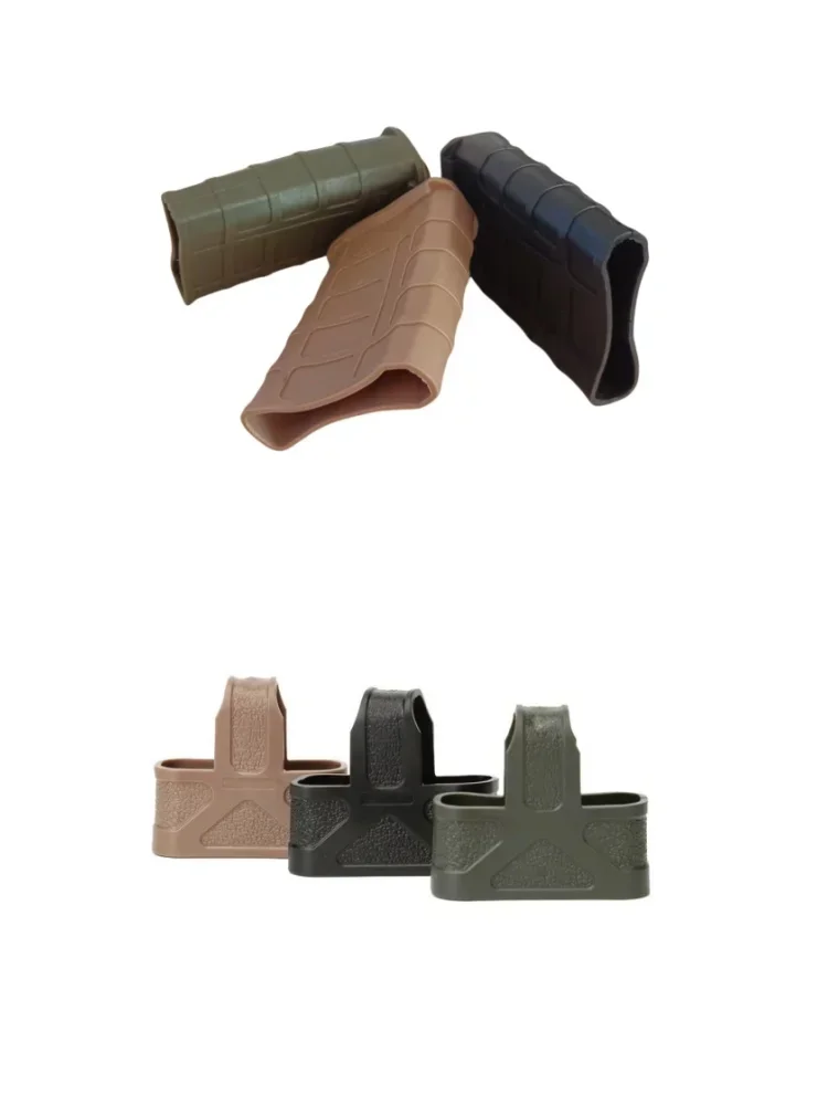 Magazine Pouch Portable M4 M16 AR15 AR10 AK Fast Magazine Holster Rubber Case Anti-slip Gun Cartridge Hunting Gear
