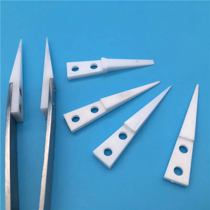Insulated Straight Curved Tip Anti-static Ceramic Tweezers Electronic Industrial Ceramic Tweezers For Industry Tool 2Pcs For precision tweezers,tweezer tool,esd anti static tweezers,ceramic tweezers