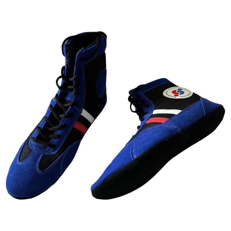 Shoes for Sambo Sambovki Combat Fighting Shoes Training Competition Unisex Wrestling Shoe