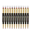 2 In 1 Matte Lipstick Pencil Double Head Lip Liner Pen Red Nude Long Lasting Waterproof Lady Charming Lip Pencil Makeup Tools