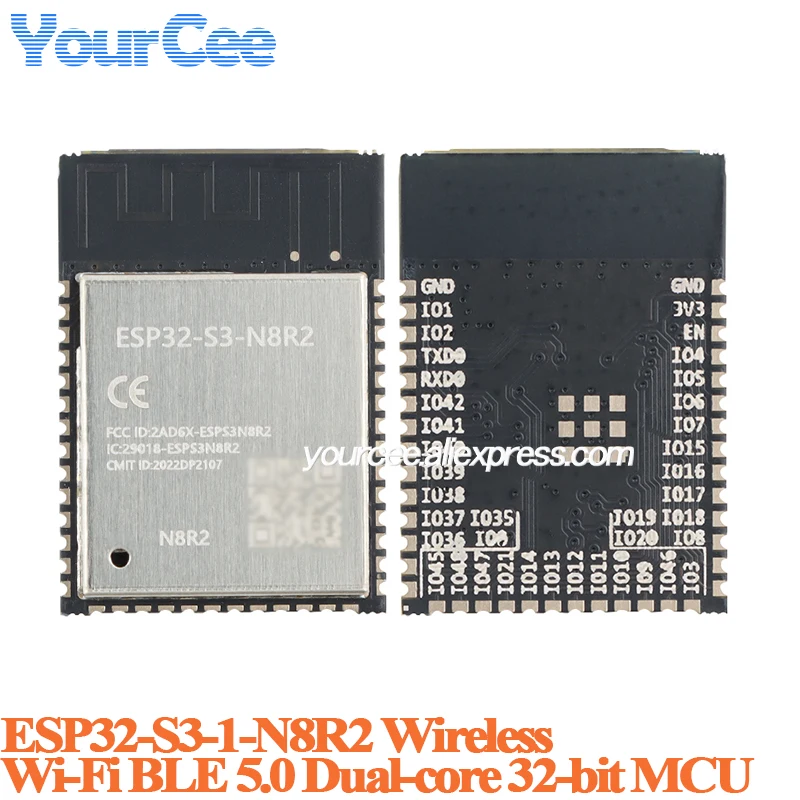 ตัวเลือกสินค้า บอร์ดพัฒนา ESP32-S3 Wi-Fi Bluetooth 5.0 32-bit