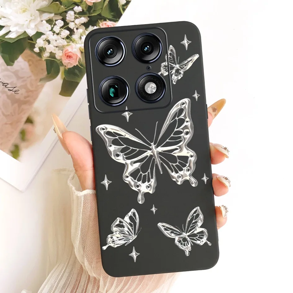 Floral Marble Soft Silicone Protective Case