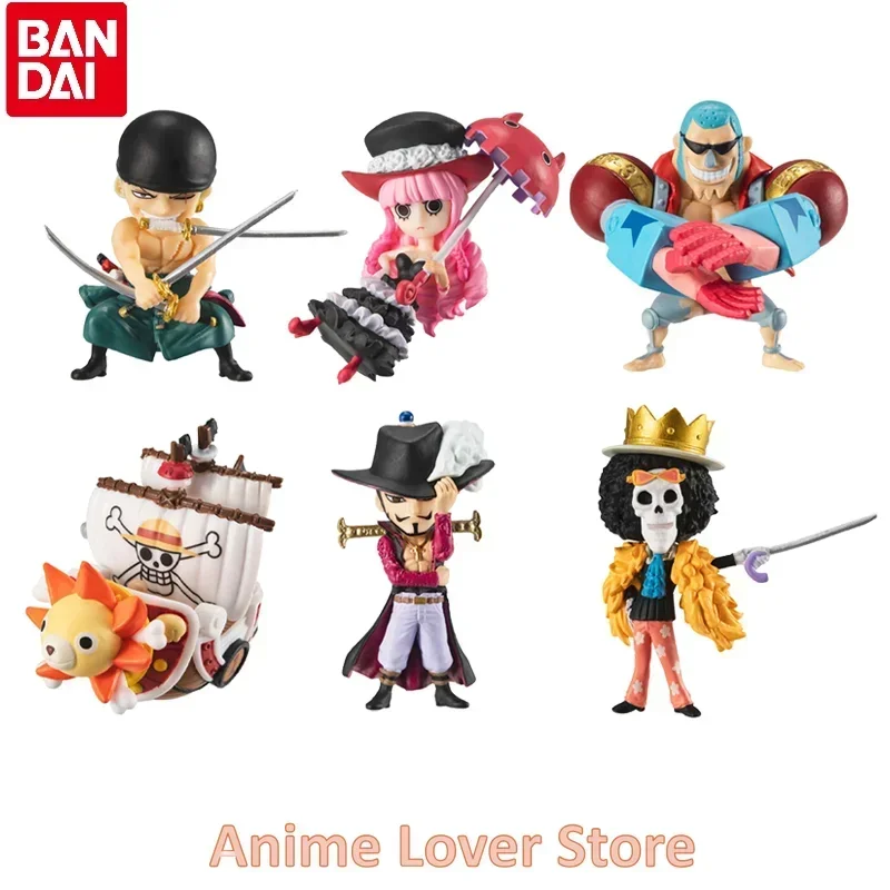 Bandai Original One Piece Gashapon Devil Fruits Vo.8 Zoro Perona Franky Mihawk Sunny Brook Anime