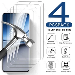 4Pcs Premium Tempered Glass Phone Screen Protector Set for Nord CE4 5G (4Pcs-HD Glass)
