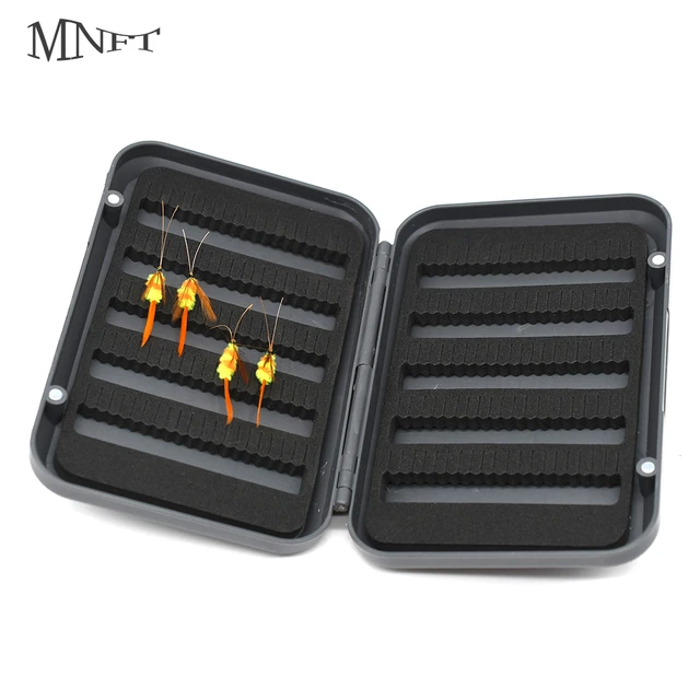 Mnft 1pcs Fly Box Float Tackle Box Slit Evafoam Fly Fishing Tackle