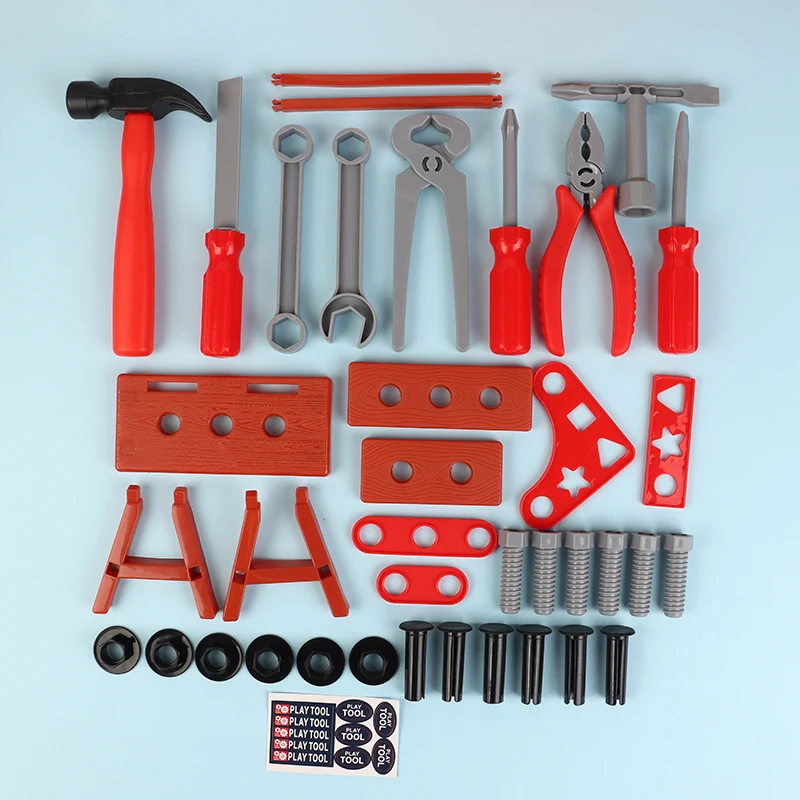 Kids Toolbox Kit Educational Toys Simulation Repair Tools Toys Drill Plastic Game Learning Engineering Puzzle Gifts For Boy