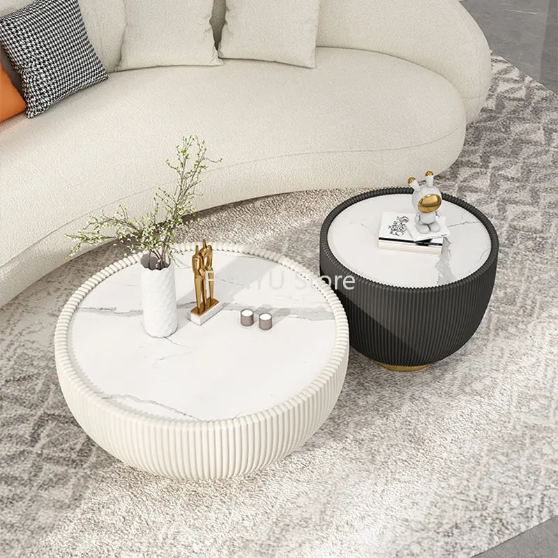 

Modern Round Design Coffee Tables Minimalist Bedside Nordic Luxury Coffee Table Household Stolik Kawowy Home Furniture WZ50CJ