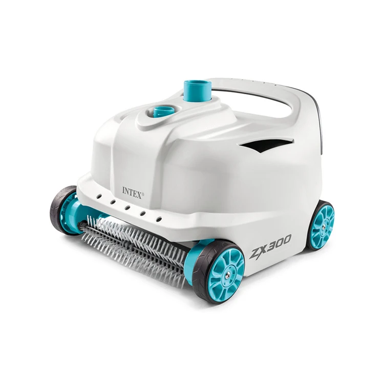 

Intex 28005 Grey Deluxe Swimming Pool Equipment Accessories Automatic Robot Pool Vacuum Cleaner