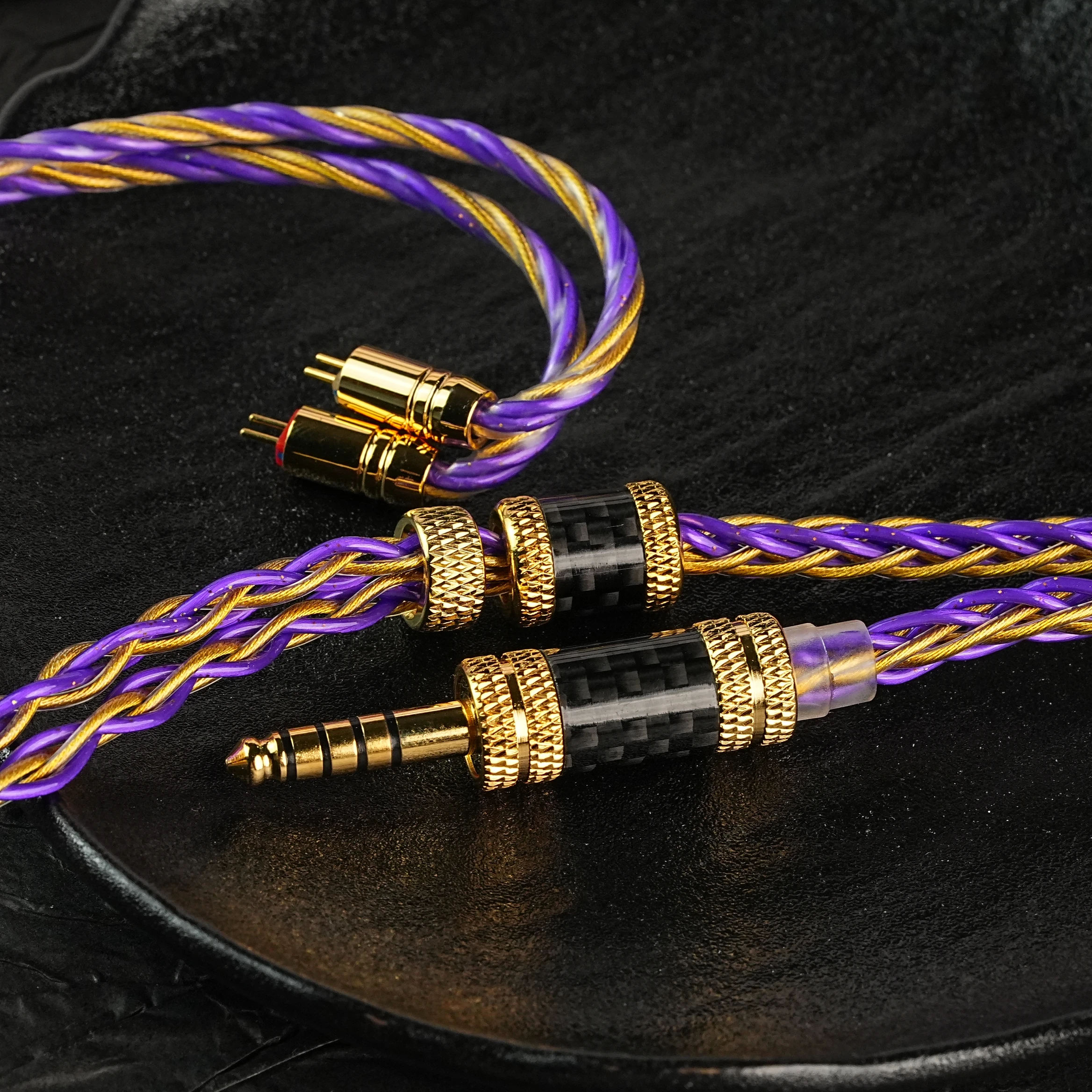 Xinhs-金メッキ混合ヘッドフォンアップグレードケーブル、5要素、2ピン