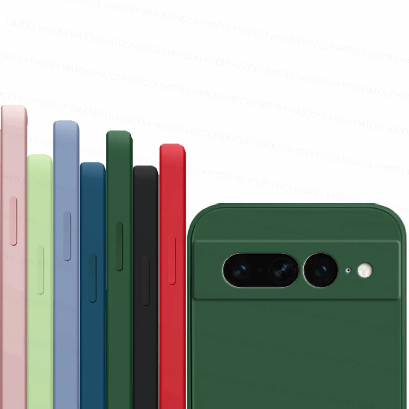 Per Google Pixel 7 Pro Case Google Pixel 6A 6 7 Pro Cover Cover Posteriore In Tpu Liquido Antiurto Originale Google Pixel 7 Pro