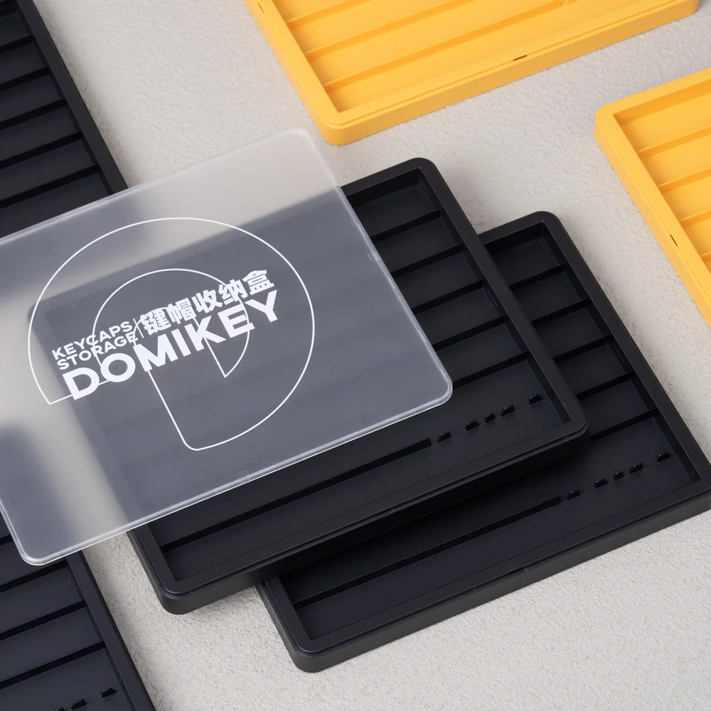 Domikey-keycap Storage Box Camadas Adequado para Cherry Perfil Keycaps Stock Grupo Branco Preto Apenas - Imagem 4