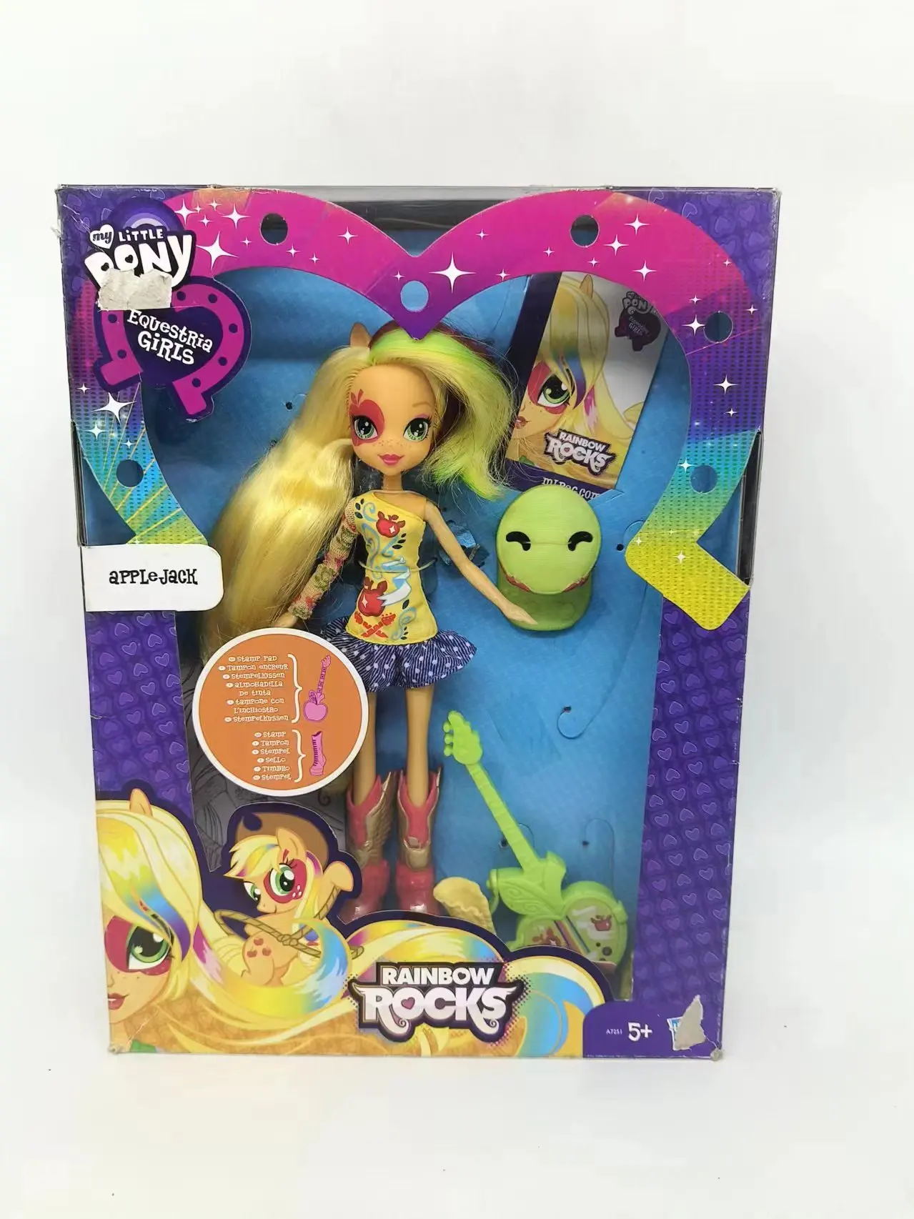 Фото Оригинальные подлинные фигурки Hasbro My Little Pony, коллекционные Аниме фигурки конного пони, Солнечная клеш, Кислая кисть, игрушка для подарка №4
