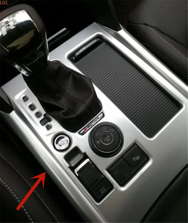 

For Volkswagen Teramont 2017-2020 ABS Chrome Water cup Decorative frame Gearshift Decorative frame Prevent Scratch Car styling
