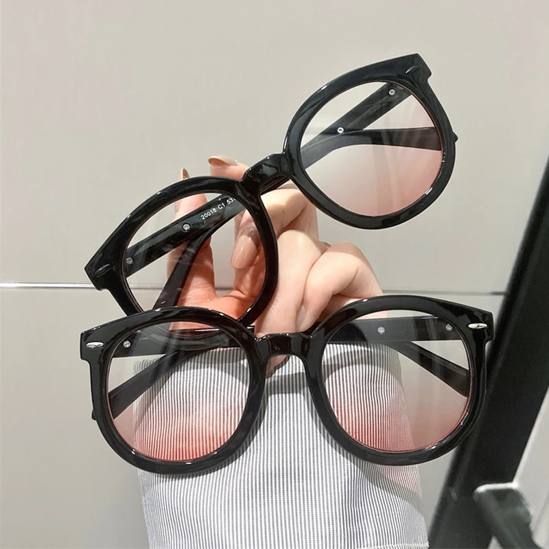 

Unisex Round Finished Short Sight Glasses Women Oversized Eyeglasses Ladies Optical Spectacle Myopic Eyewear Diopter Glasses