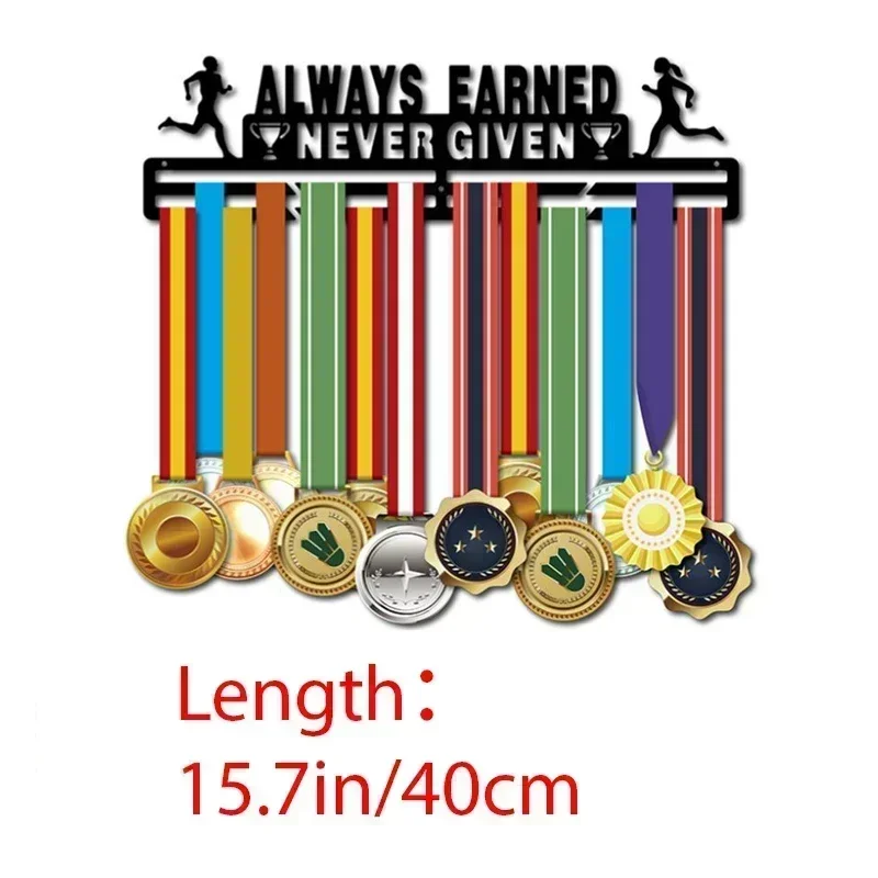 Marathon Medal Display Rack and Organizer