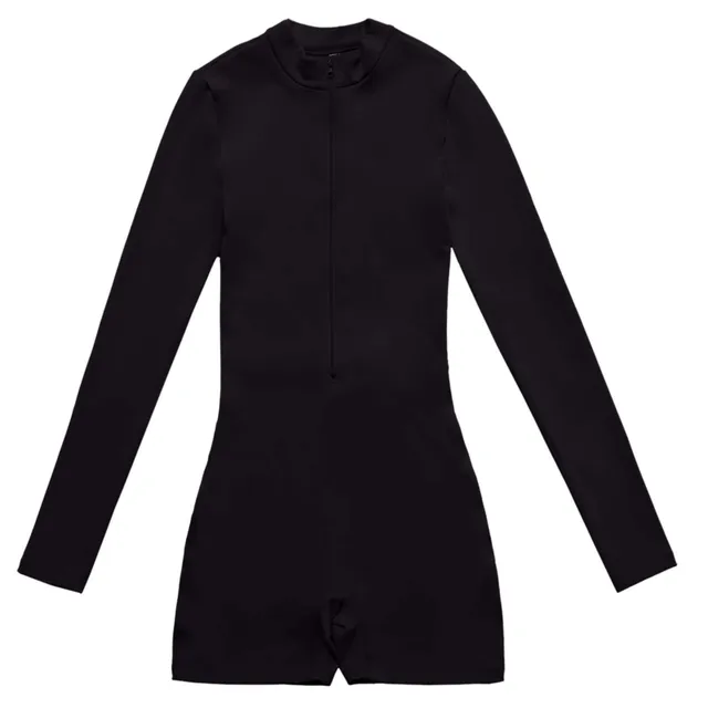 Zipper Gym Jumpsuit Short Women Yoga Sets Sports Bodysuit Female Yoga Overalls Workout Clothes Fitness Suit Woman'S Jamsuit 5