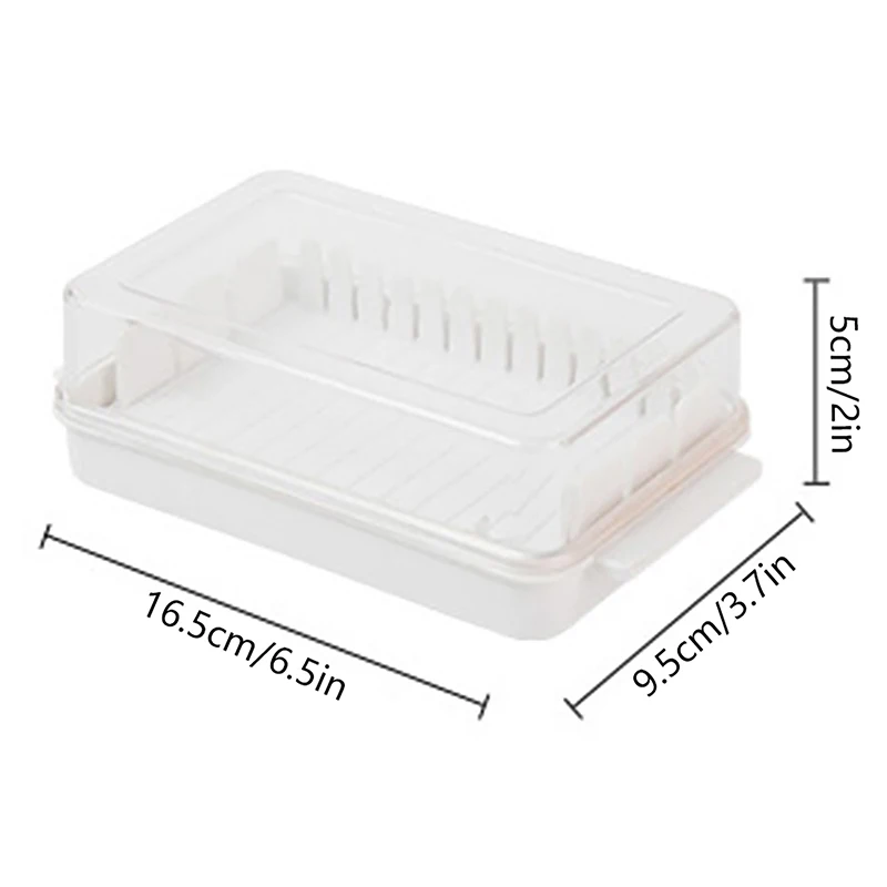 Covered Butter Cutting Storage Box Refrigerator Cheese Cheese Baking Storage Tools Butter Cutting Eco-Friendly Home Accessories
