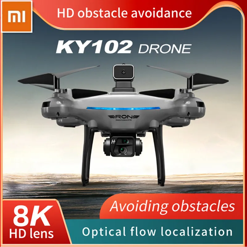 Xiaomi Drone Ky102 8K Dual-Camera Hd Fotografia Aerea 360 ° Evitamento Ostacoli Flusso Ottico Aereo Telecomandato A Quattro Assi