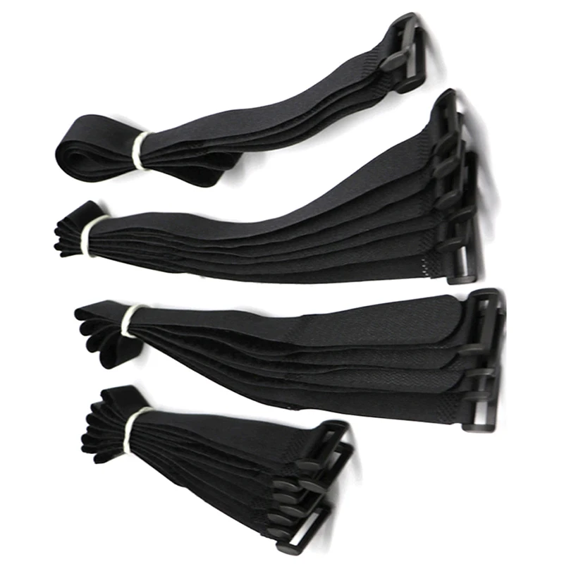 Reusable Fastening Bike Tie 10Pcs 2*20cm Loop Durable Multil Purpose Self-adhesive Strap Cable Ties Adjustable