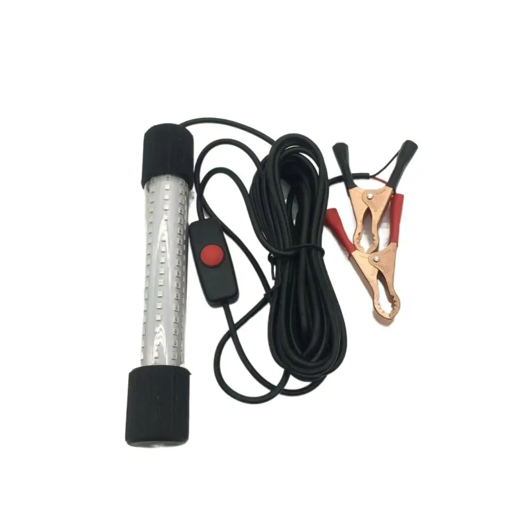 Description Picture 5 of item126LEDs 12V Fishing Light White Green Blue Waterproof LED Underwater Light Crocodile Trap Super Bright Lures Finder Lamp