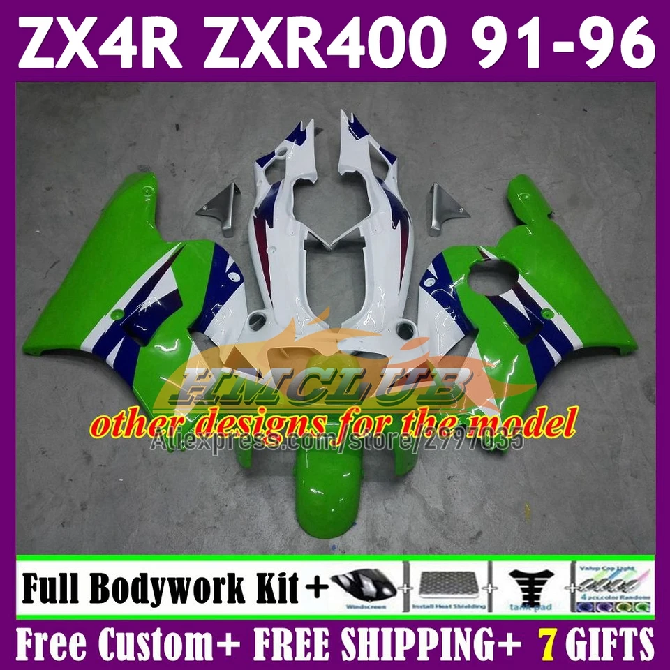 ZXR400 For KAWASAKI NINJA ZX-4R green stock ZXR-400 ZX4R 1991 1992