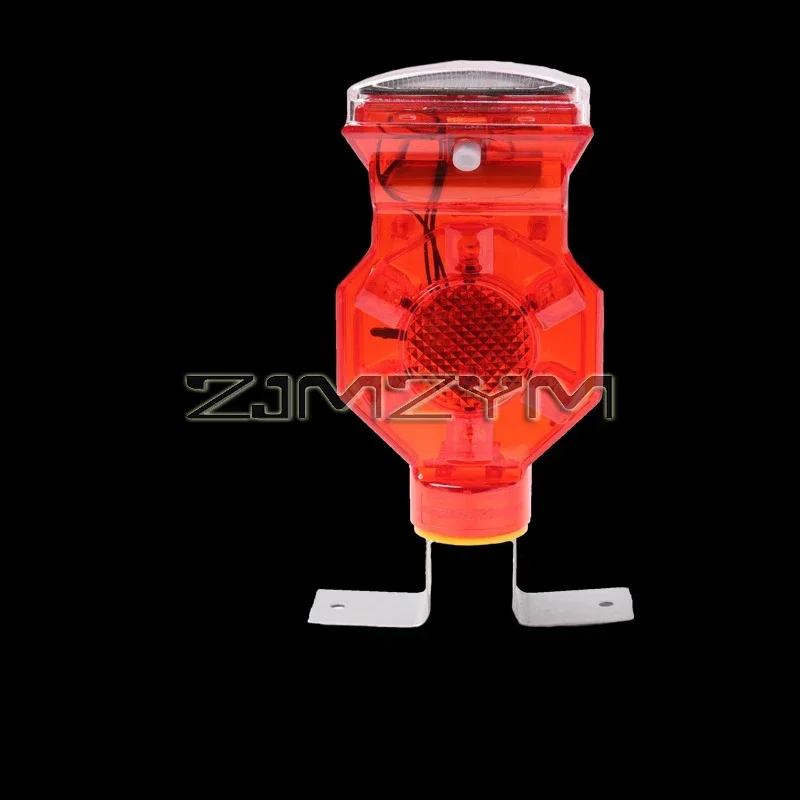 Solar Powered LED Beacon Light Light Controlled Construction Flashing Controlled Road Traffic Barrier Signal Warning