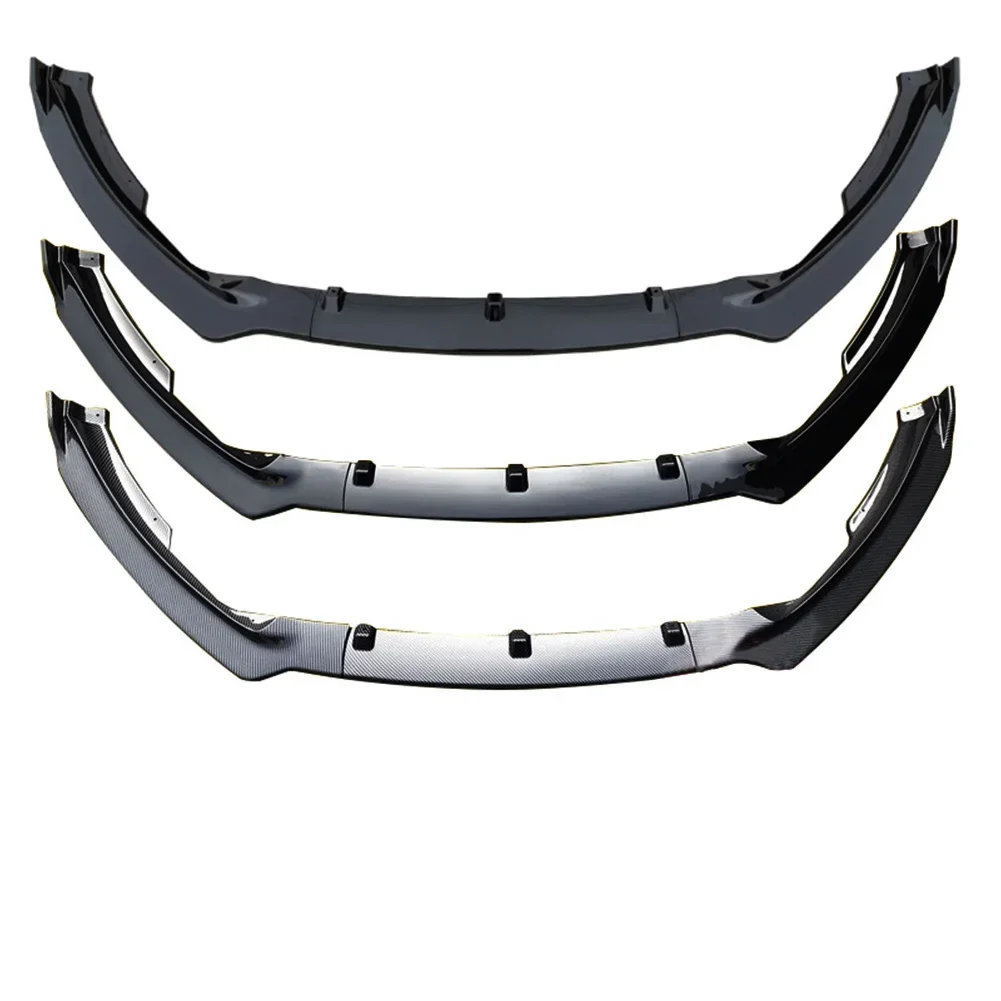3-Piece Front Bumper Lip Spoiler Kit For Ford Fusion/Mondeo 2013-2016 – Matt Black ABS, Easy Upgrade