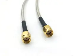 Cable de 20 piezas RG402, Cable de RP-SMA macho a RP-SMA macho, Pigtail semirrígido RG402
