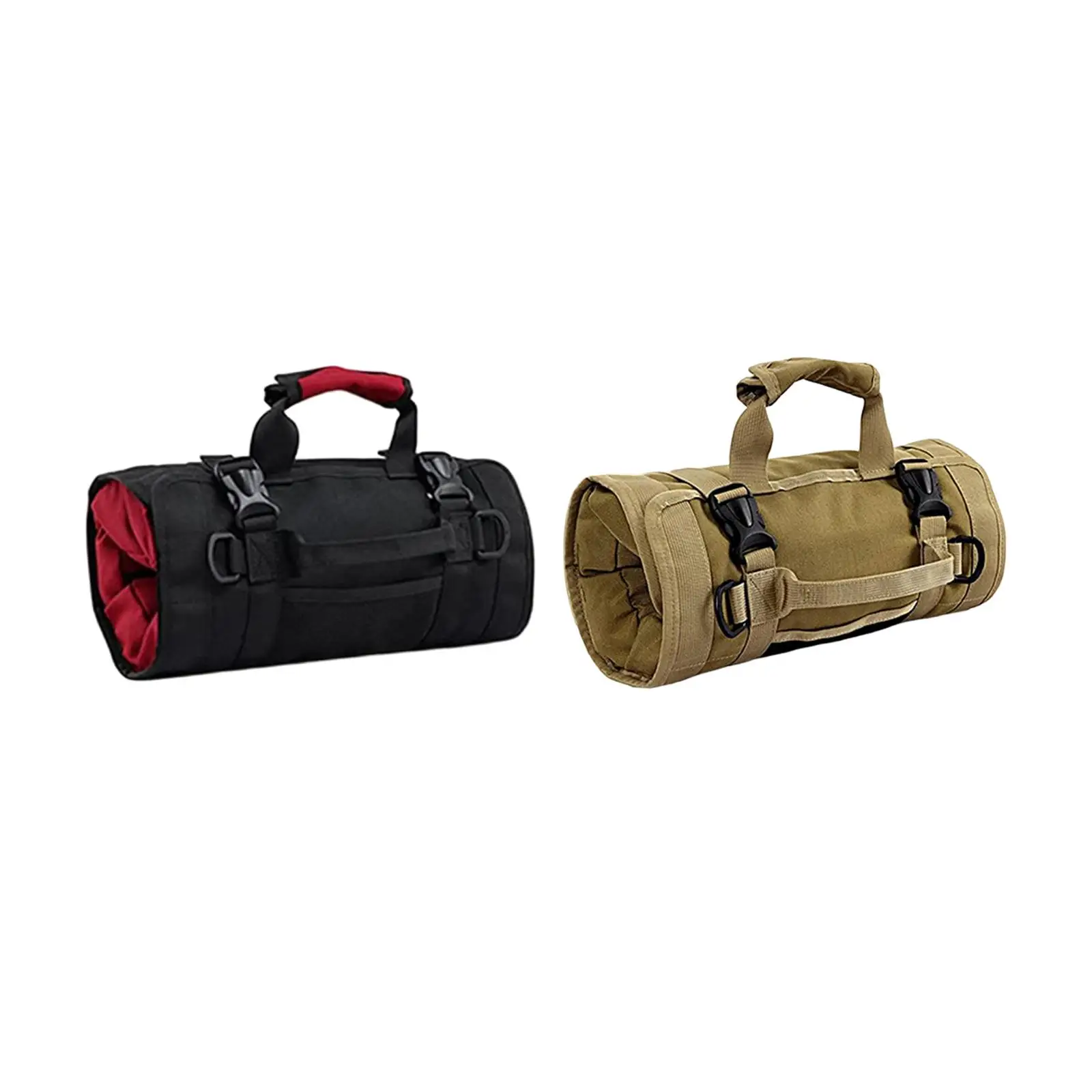 

Roll up Tool Bag Organizer with 5 Different Pouches for Mechanic Carpenter