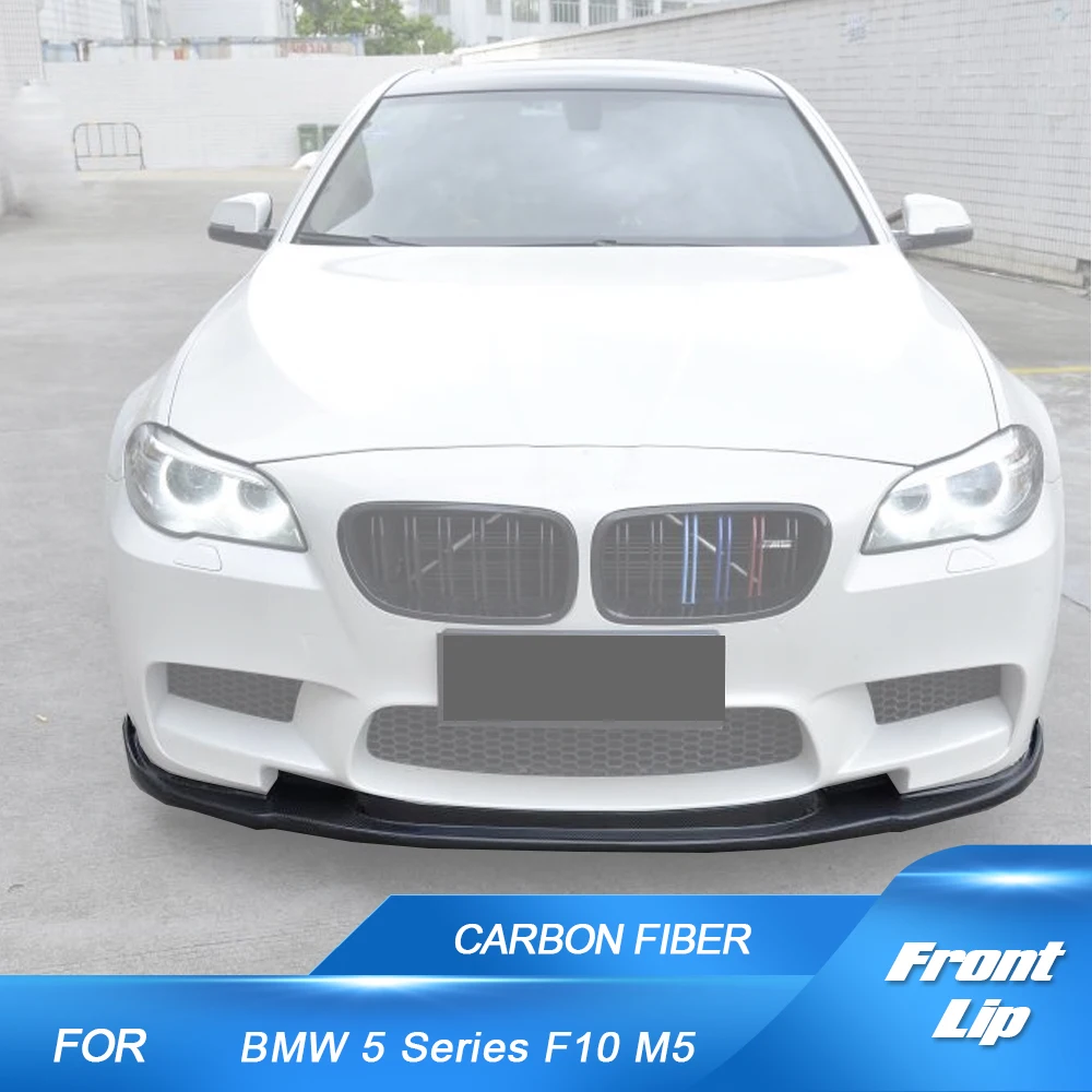 

Carbon Fiber / FRP Car Front Bumper Lip Chin Spoiler Splitters for BMW 5 Series F10 F11 M5 Sedan 4-Door 2011-2017 Body Kits