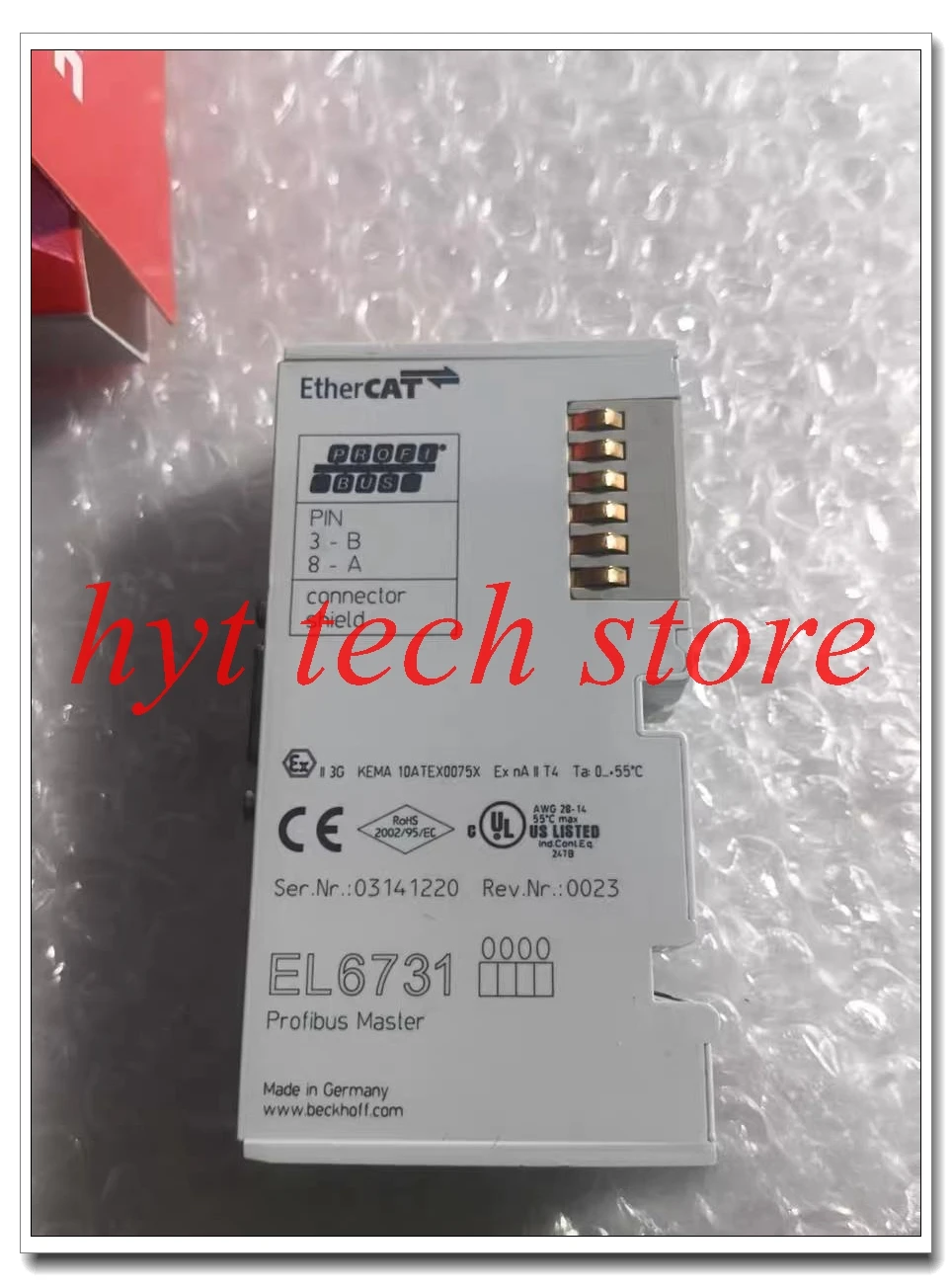 EL6731 EL6731-0000 오리지널 디지털 수량 단자 모듈, Profibus 마스터 통신 모듈