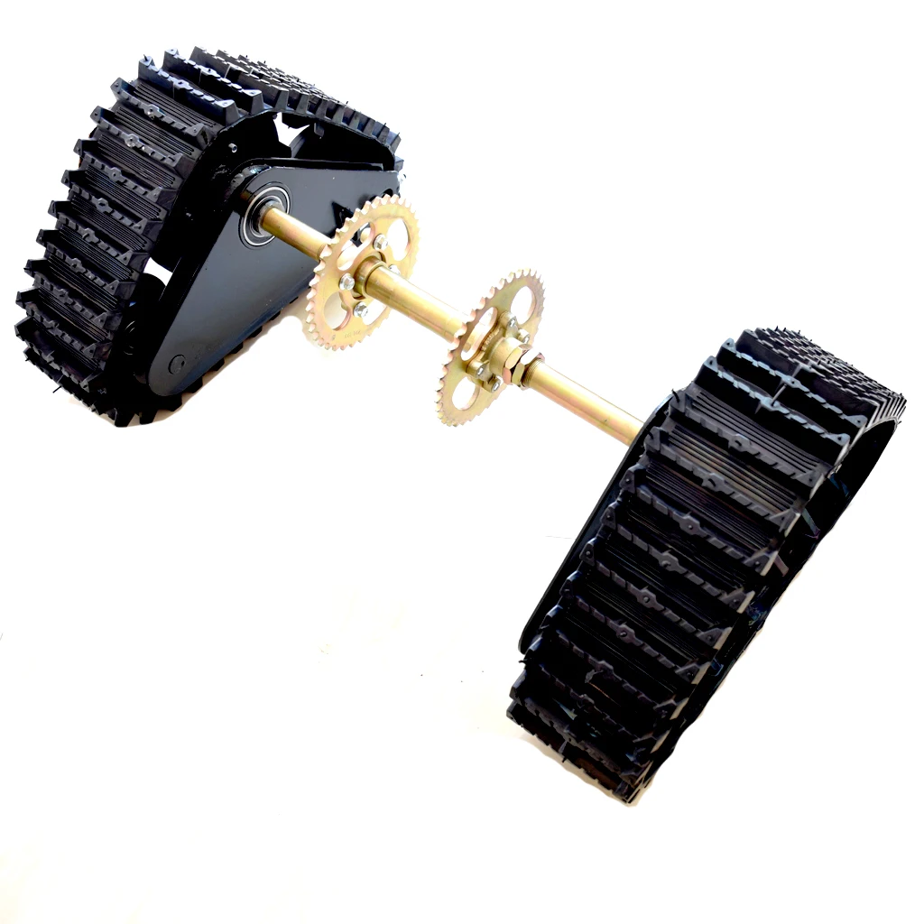 

Электрический стартер, багги для карт UTV, четырехколесный задний мотовездеход, снег, песок, снегоход, треки в сборе с цепной цепью, цепной тормоз