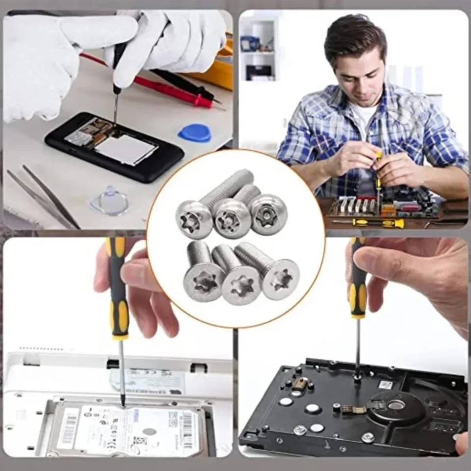 Tournevis Hexagonal-Torx T8H/T10H Avec Trou - Pour Enlèvement De Pièces Sécurisé, Neuf, Idéal Réparation