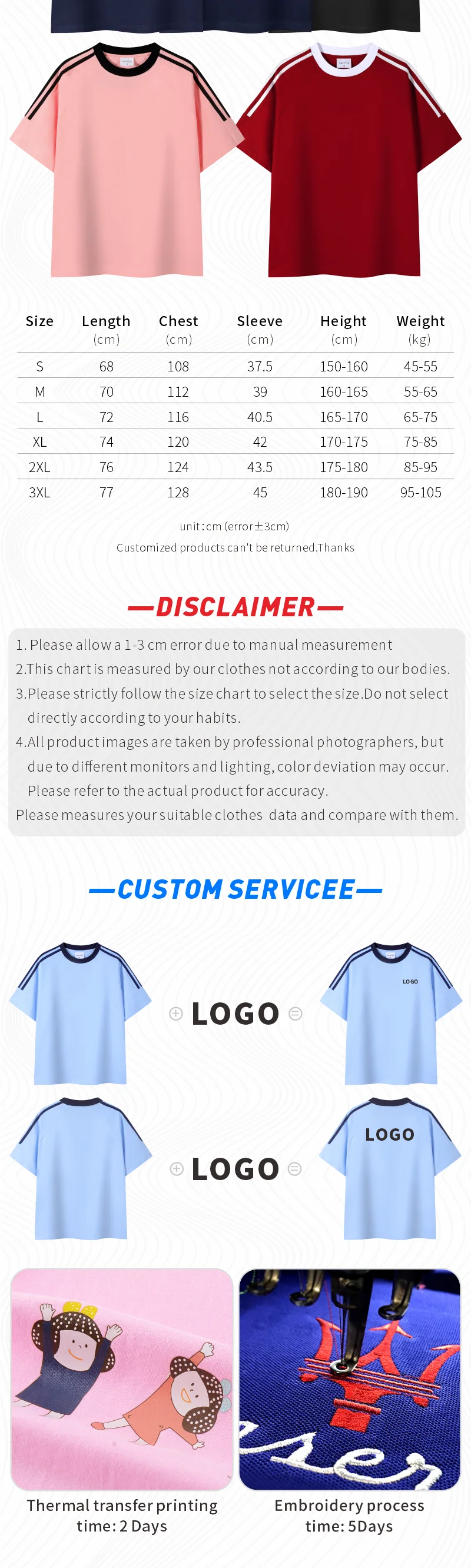 Kostenlose benutzer definierte Ihr eigenes Design T-Shirt Druck Logo Arbeits kleidung DIY 100% Baumwolle Enterprise Team Kultur Shirt Unisex Kurzarm – Detail 3