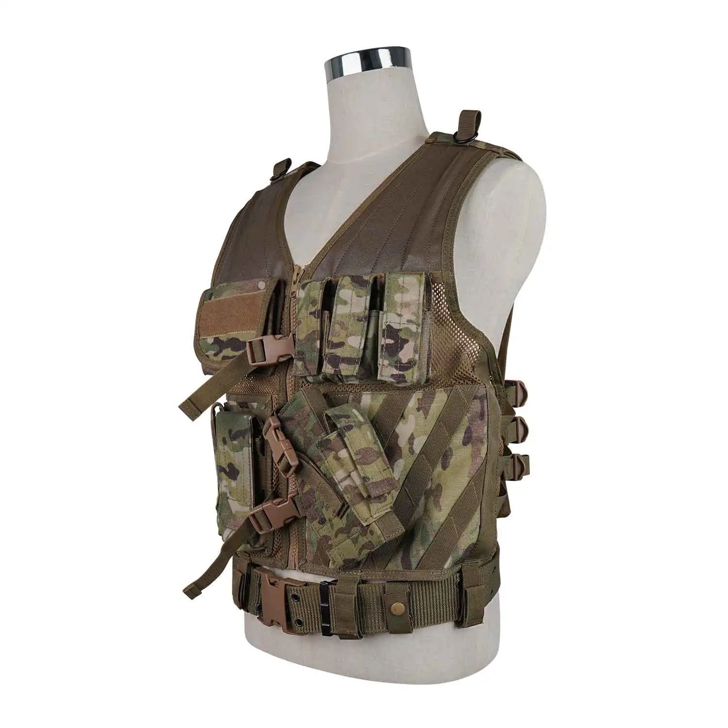 

Military Vest Tactical Army Airsoft Carrier Vest Police Combat Magnum Bulletproof Vest Hunting Coats & Jackets Level III/ IV