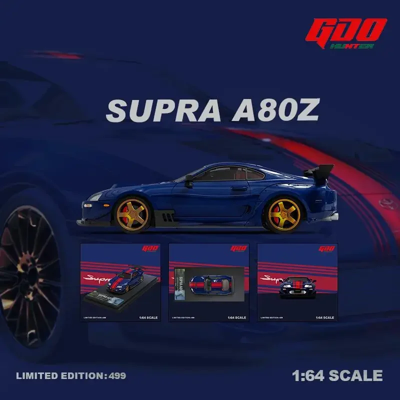 

** Предзаказ ** GDO Hunter x TM 1:64 SUPRA A80Z модель автомобиля под давлением