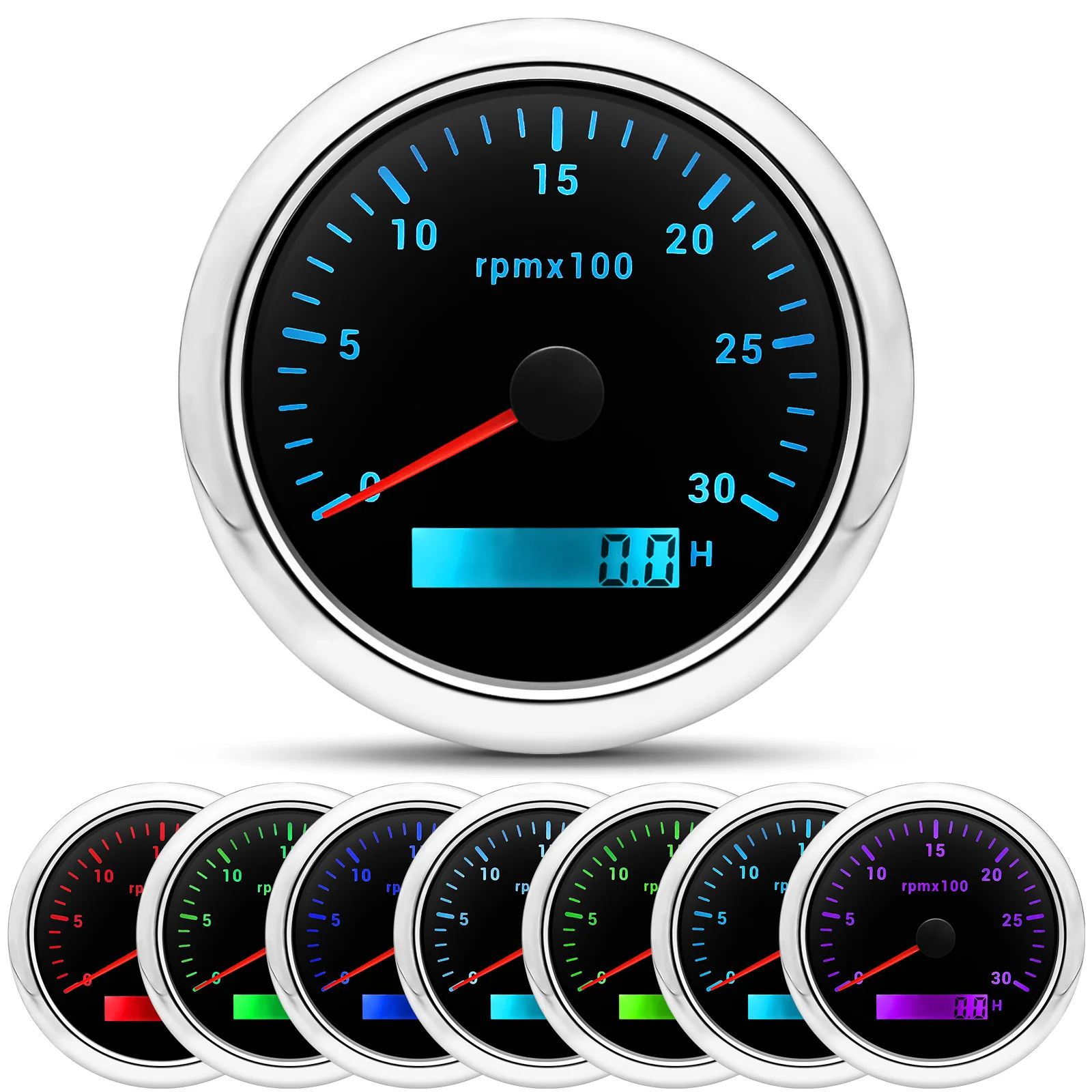 Tachym-tre-pour-moteur-diesel-compteur-REV-avec-compteur-LCD-num-rique ...