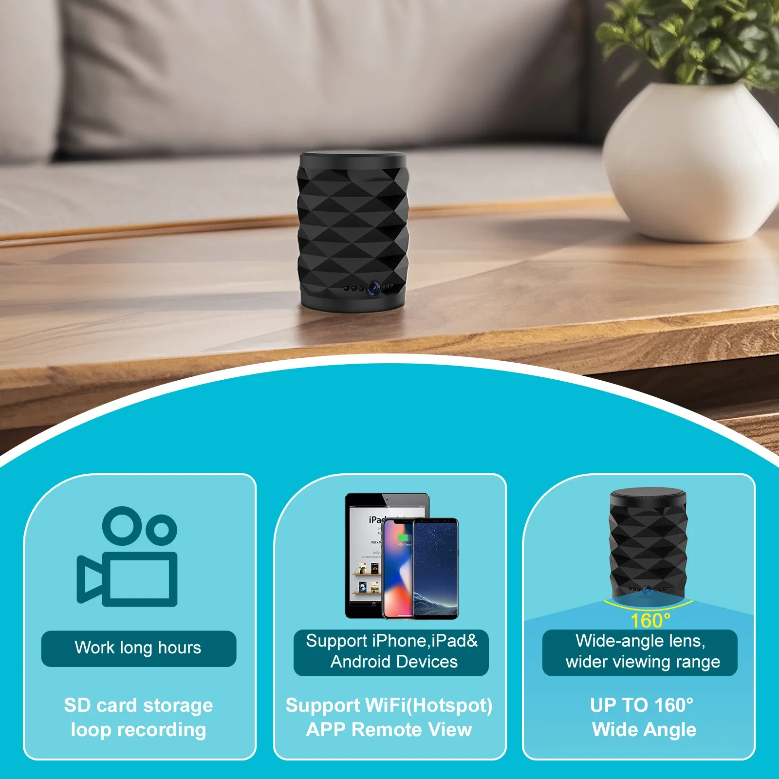 mini wifi device with blending design for home use