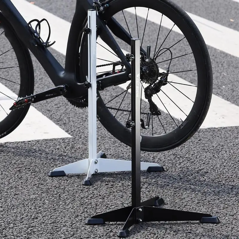 Bicycle Floor Parking Rack Stand mountain bike maintenance rack Portable Home Bicycle replacement Stand Maintenance Holder bicycle parts