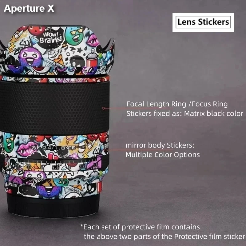 Viltrox AF 24mm F1.8 렌즈용 마운트용 니콘 마운트 스티커 긁힘 방지 코트 랩 보호 필름 바디 프로텍터 데칼
