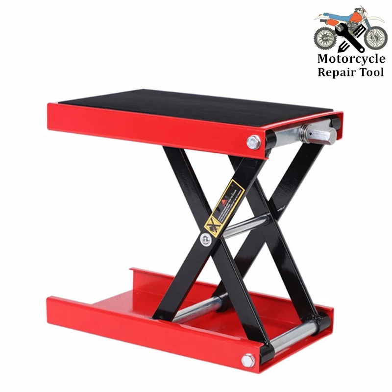 Motorcycle Lifting Platform Repair Frame Wide Deck Scissor Jack Crank Hoist Stand For Dirt Bike,Trikes, Can-Am Spyders ATVs UTVs hp b540 preheating station 500x400mm dual digital display thermostat pcb bag heating platform for cell phone repair laboratory