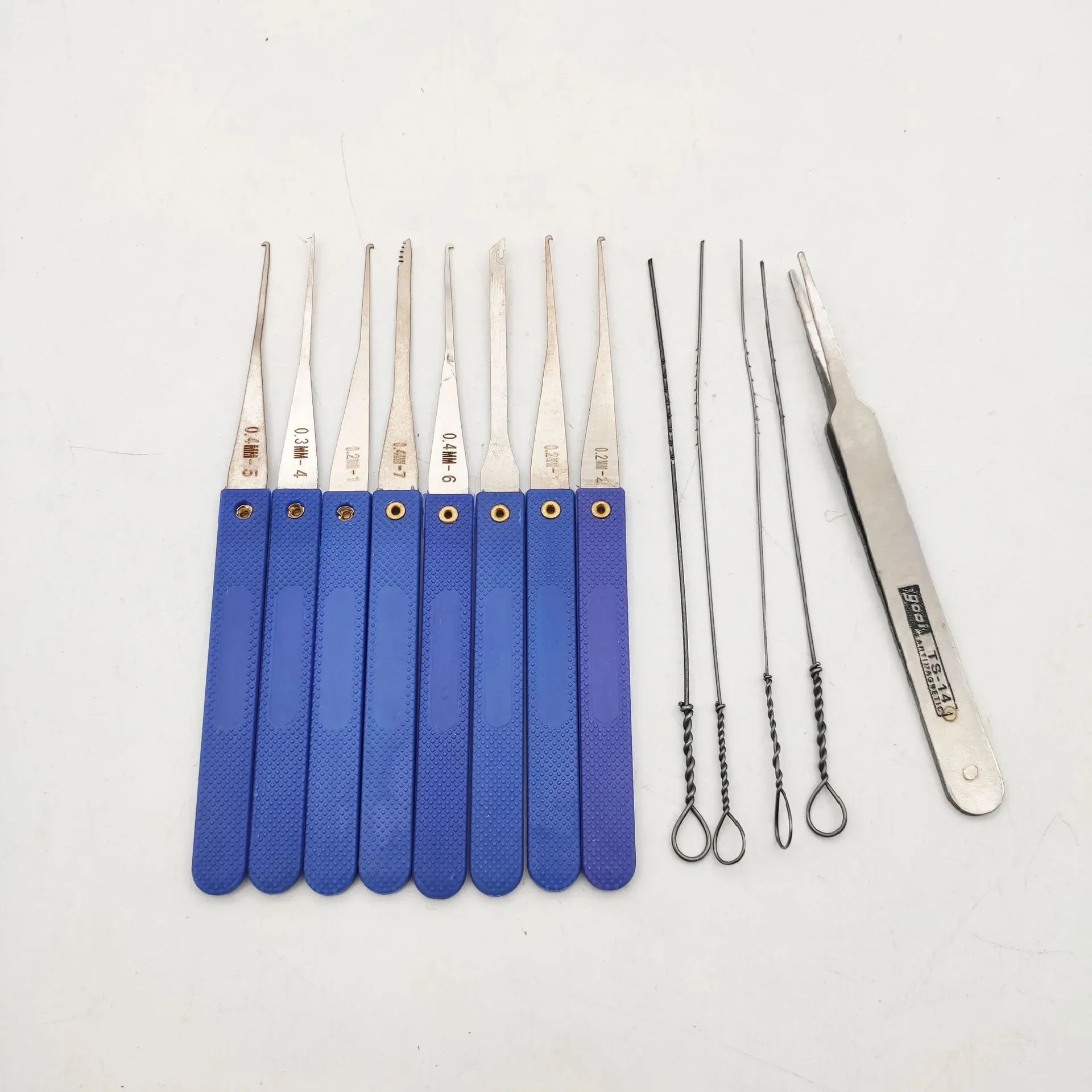 Locksmith Hand Tools Lock Pick Padlock Repair Tools Kit Door Opener Unlocking Tool Handle Combination Lock Hardware